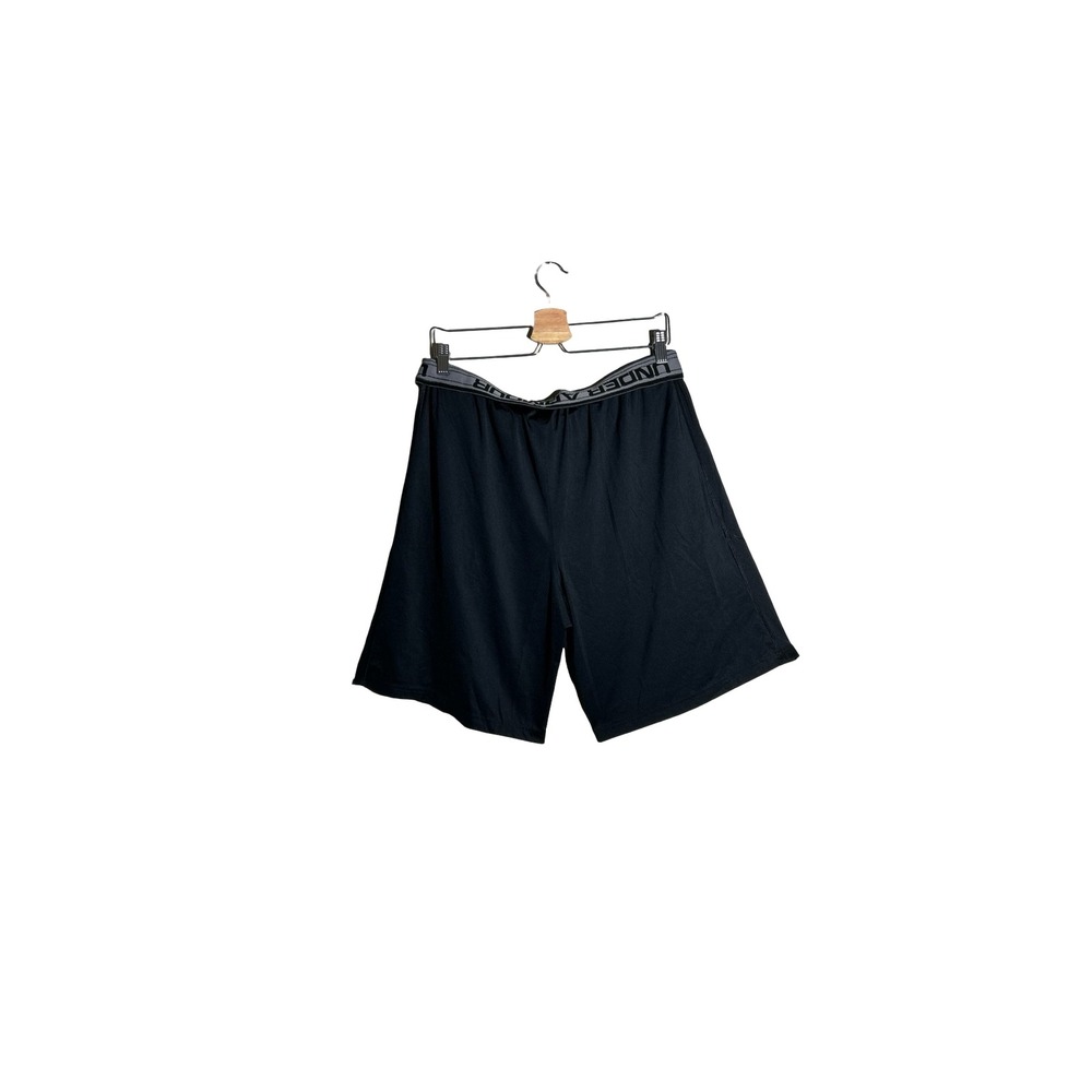 Under Armour HeatGear Mens XL Black Loose Fit Athletic Training Shorts Pockets - Picture 3 of 7